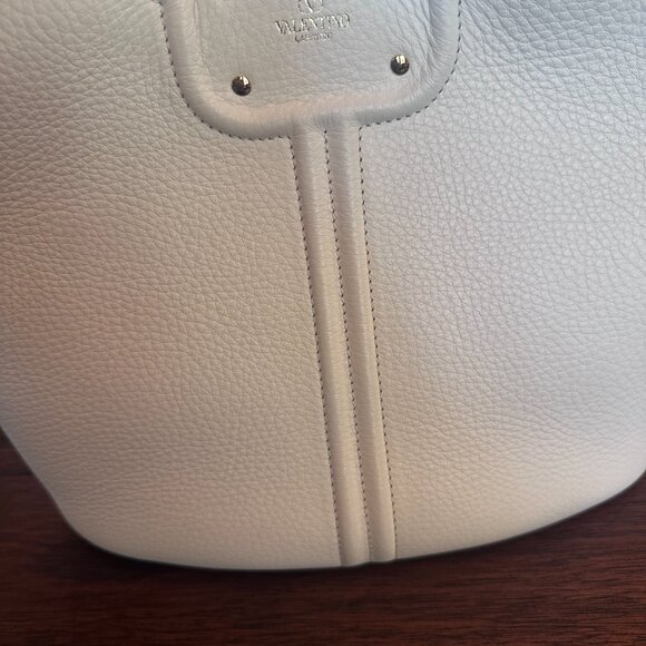 Valentino Garavani V Logo Satchel Bag